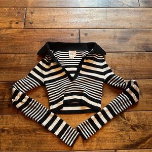 Urban Outfitters BDG Cropped Collared Sweater